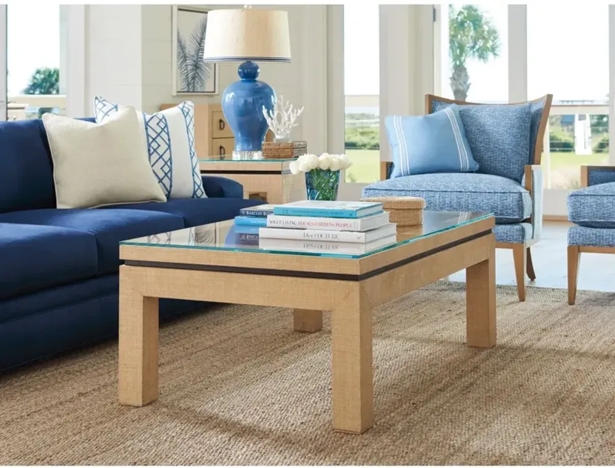 Harbor Raffia Coffee Table, Natural