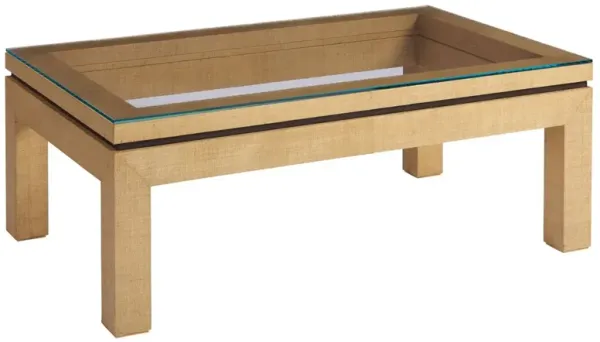 Harbor Raffia Coffee Table, Natural