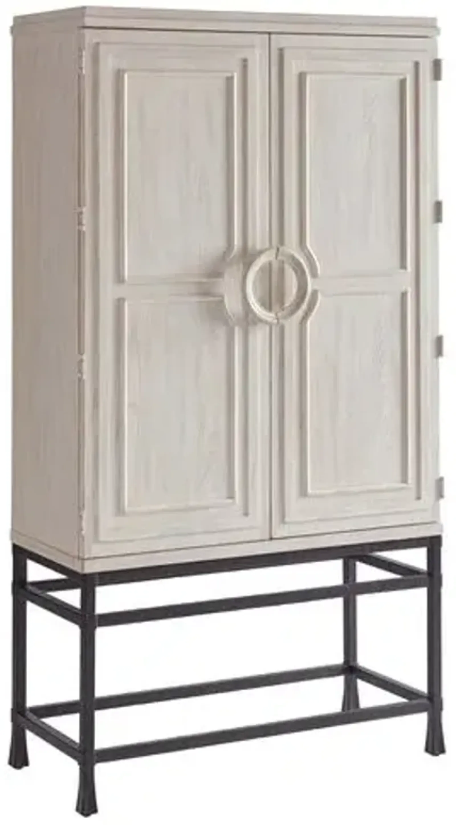 Jade Bar Cabinet - Whitewash - Barclay Butera - Ivory