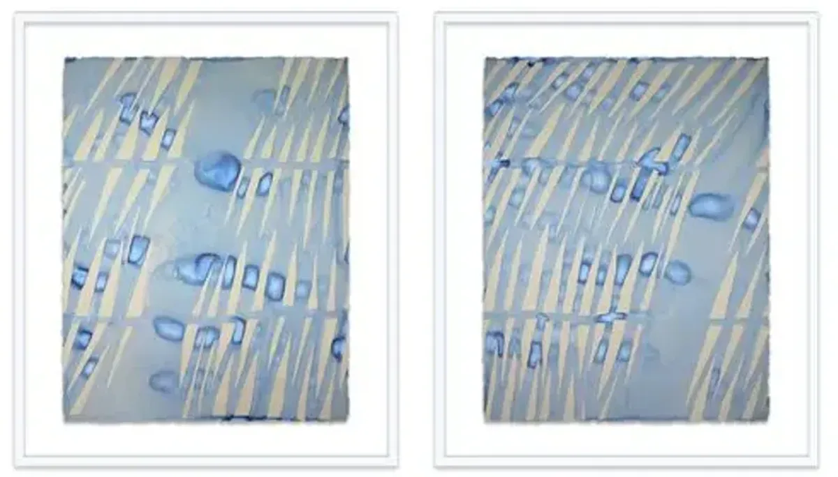 Kate Roebuck - Shadow I & II Diptych Painting