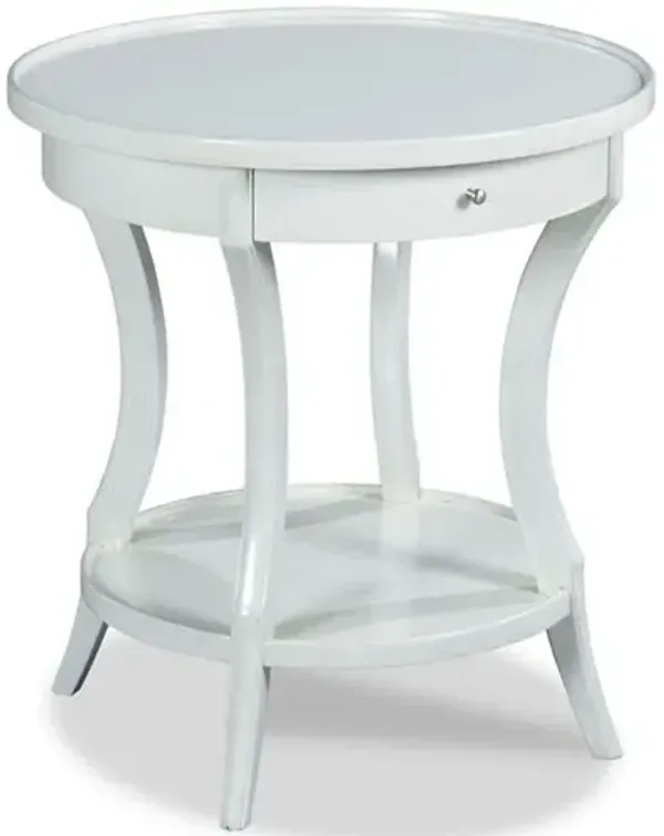 Coleman Side Table, White