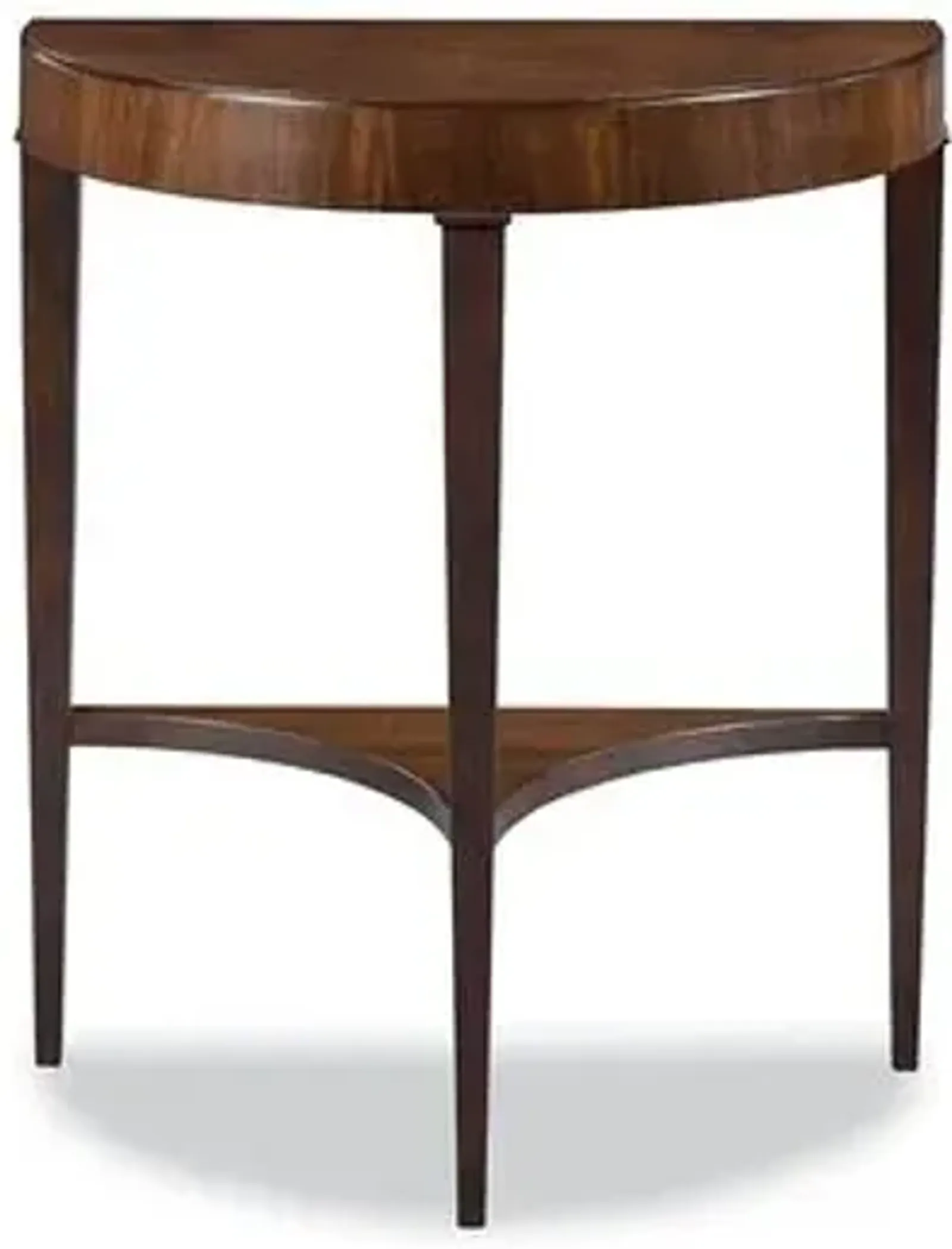 Livingston Demilune Console - Umber