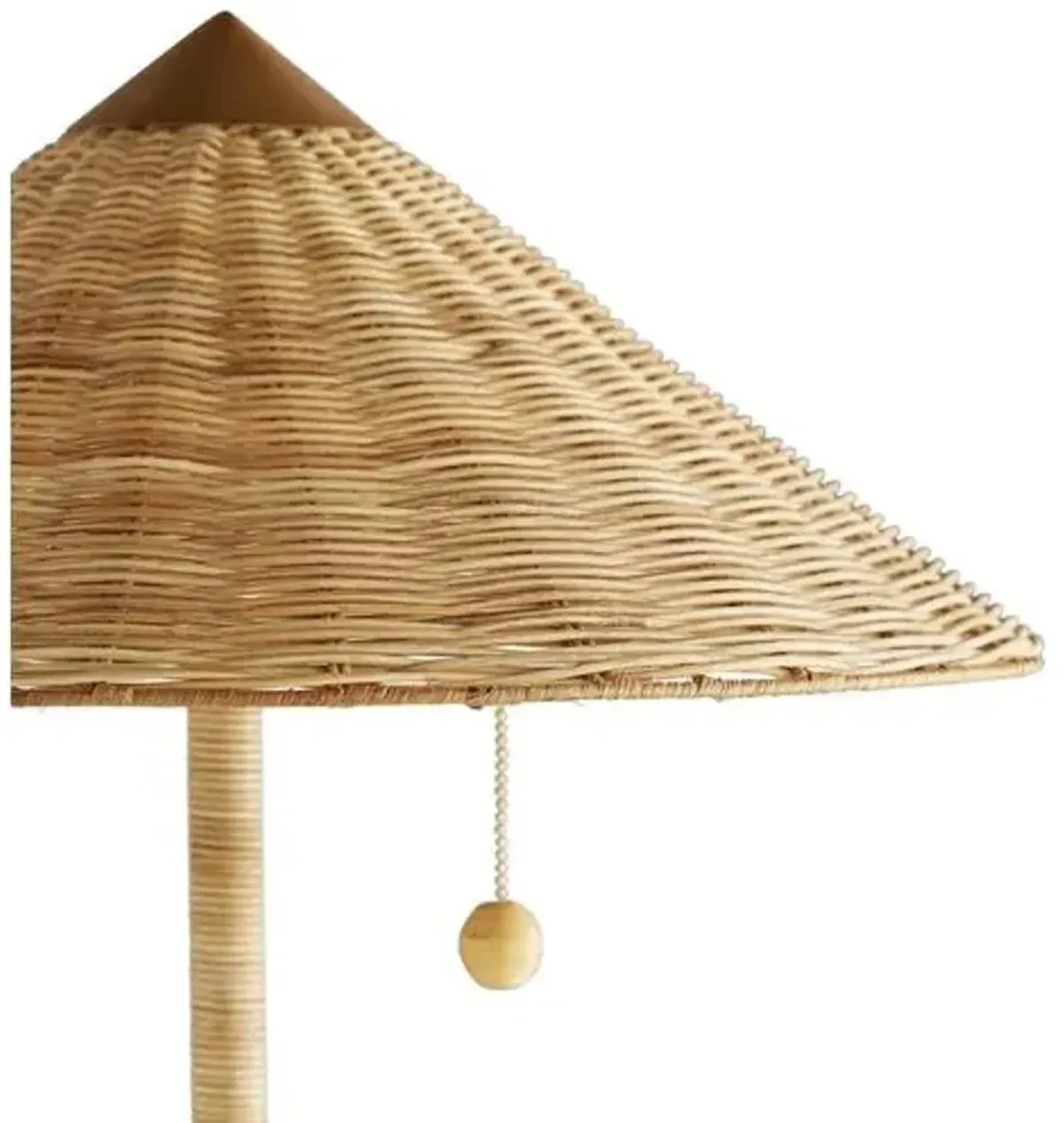 Terrace Rattan Floor Lamp - Natural