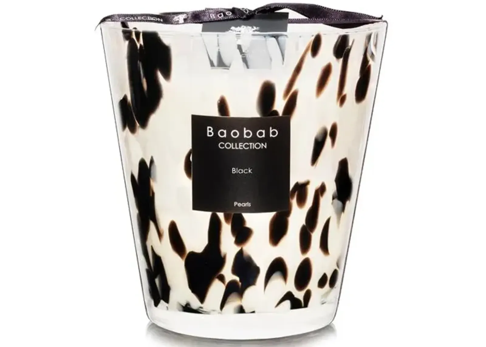 Black Pearls Candle - Black Rose & Ginger - BAOBAB COLLECTION