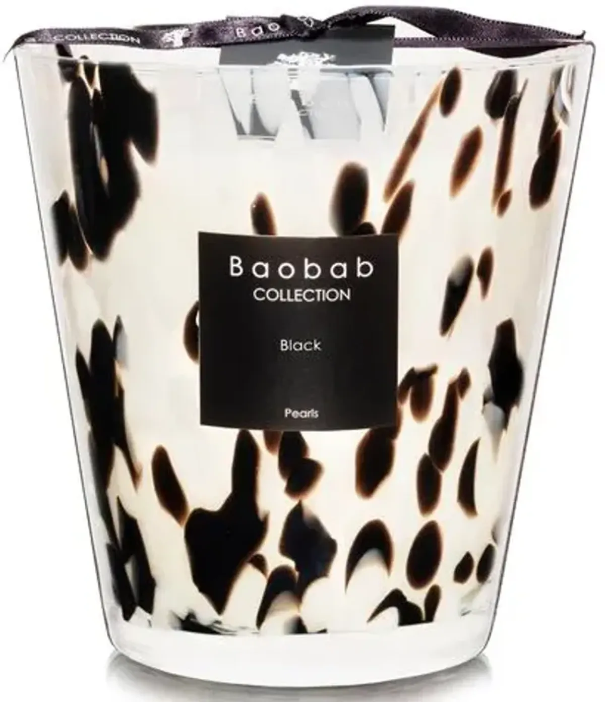 Black Pearls Candle - Black Rose & Ginger - BAOBAB COLLECTION