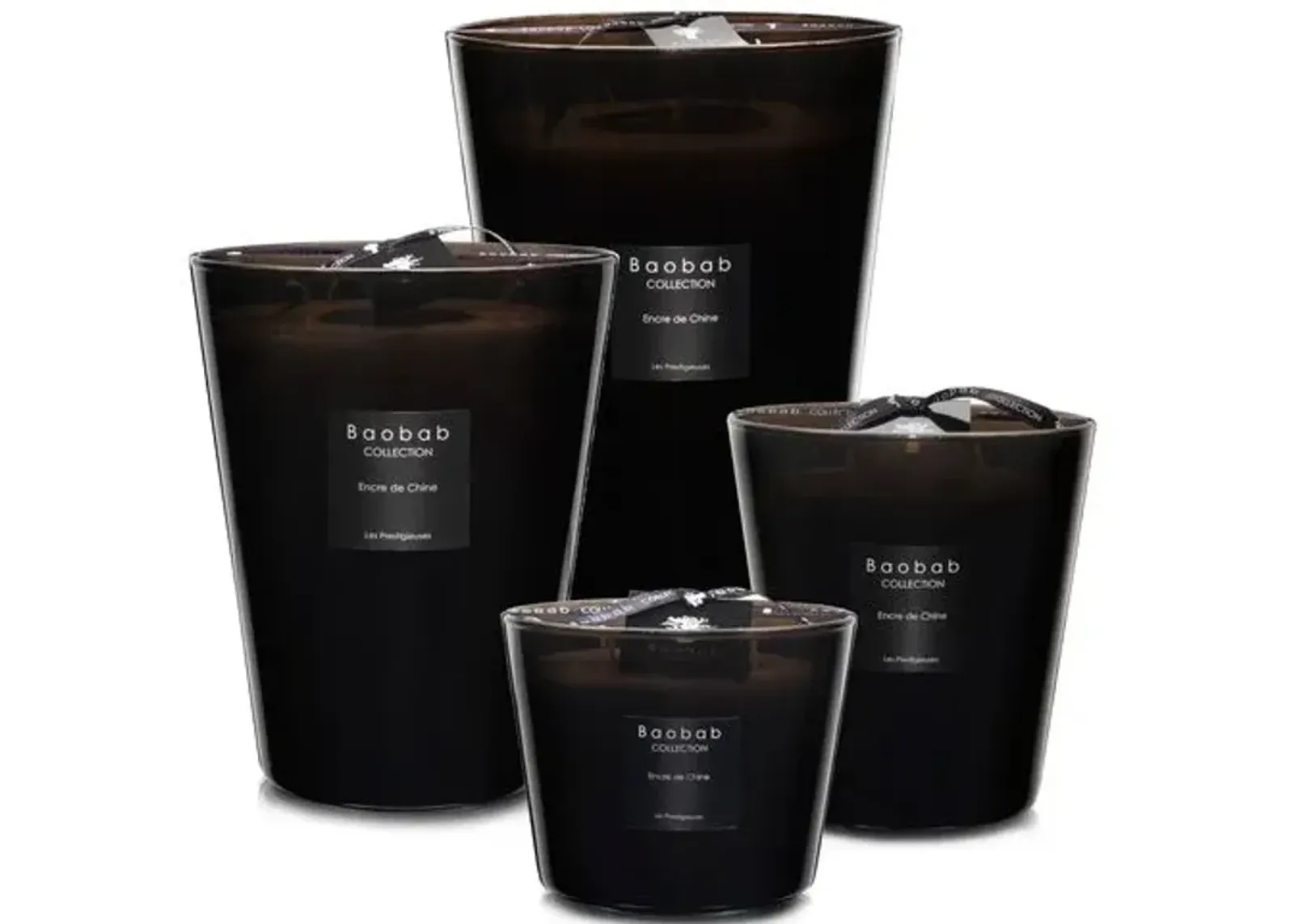 Encre de Chine Candle - Century Wood & Jasmine - BAOBAB COLLECTION - Black