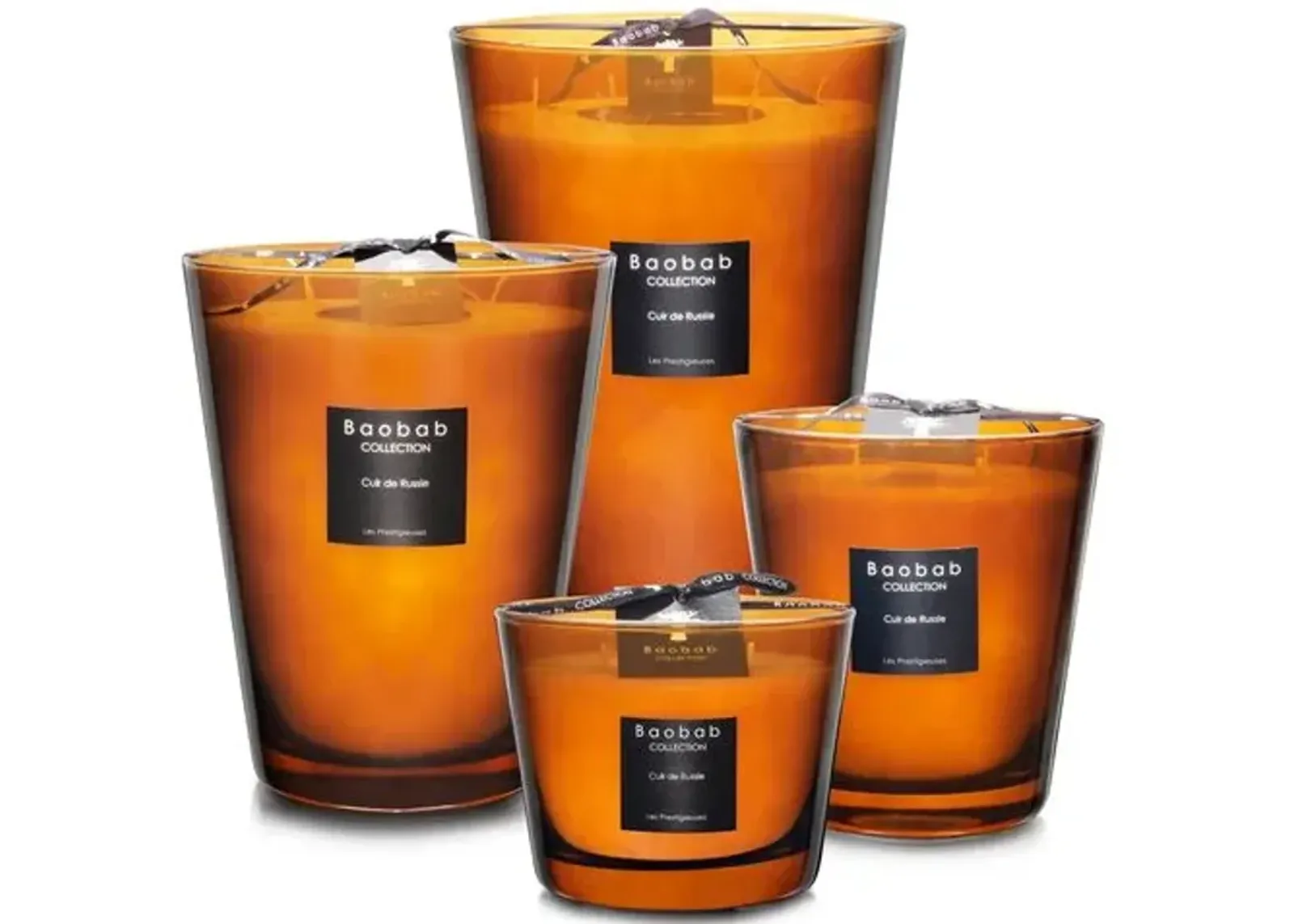 Cuir de Russie Candle - Leather & Musk - BAOBAB COLLECTION - Orange