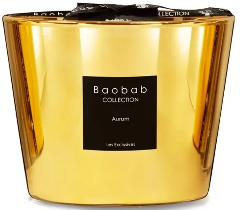 Aurum Candle - Jasmine & Musk - BAOBAB COLLECTION - Gold