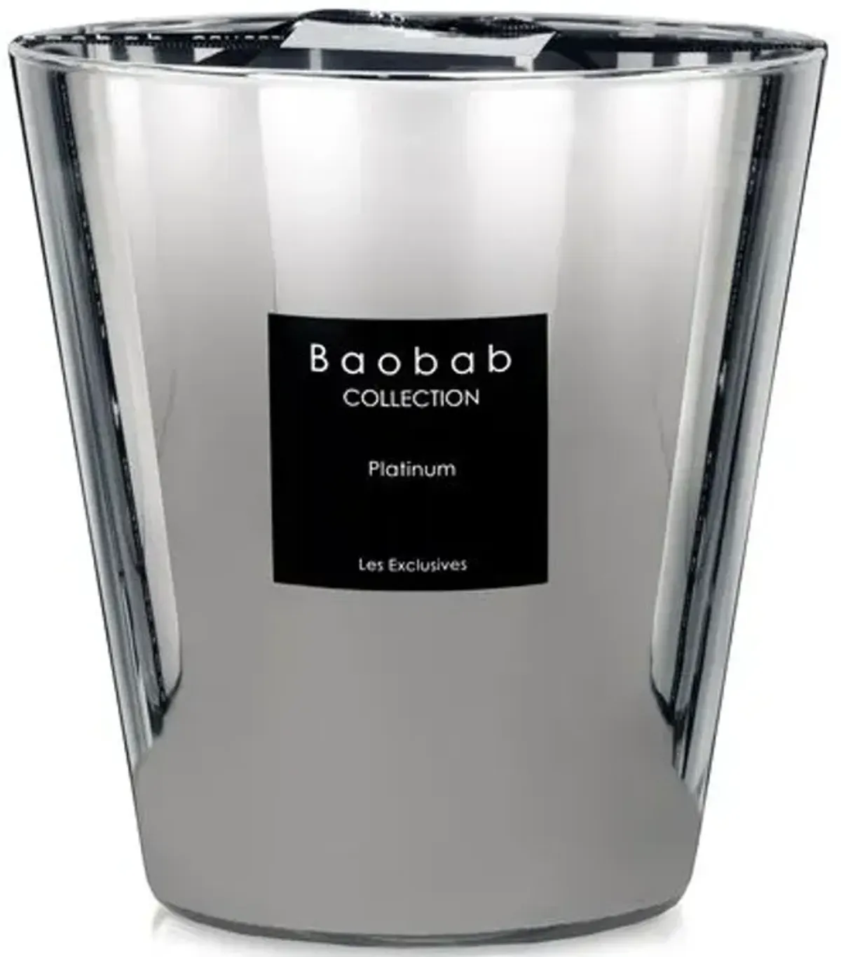 Platinum Candle - Amber & Grapefruit - BAOBAB COLLECTION - Silver