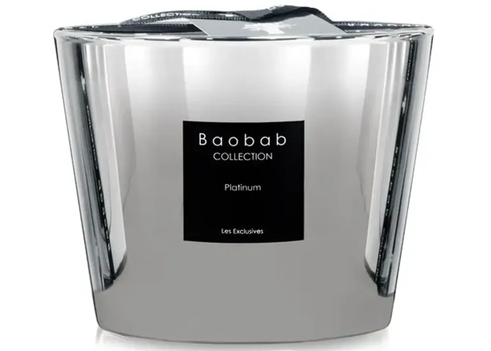 Platinum Candle - Amber & Grapefruit - BAOBAB COLLECTION - Silver