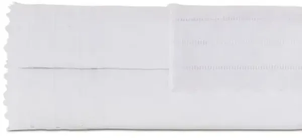 Harper Sheet Set - White, 300 Thread Count, Egyptian Cotton Sateen, Soft and Luxurious