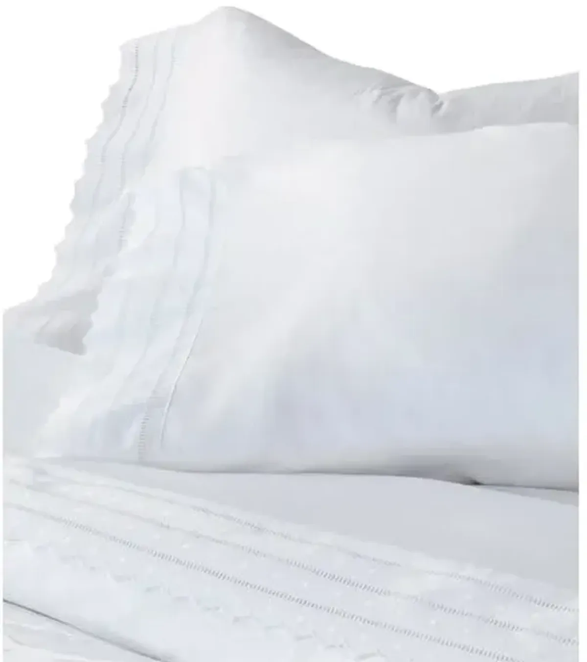 Harper Pillowcase - White