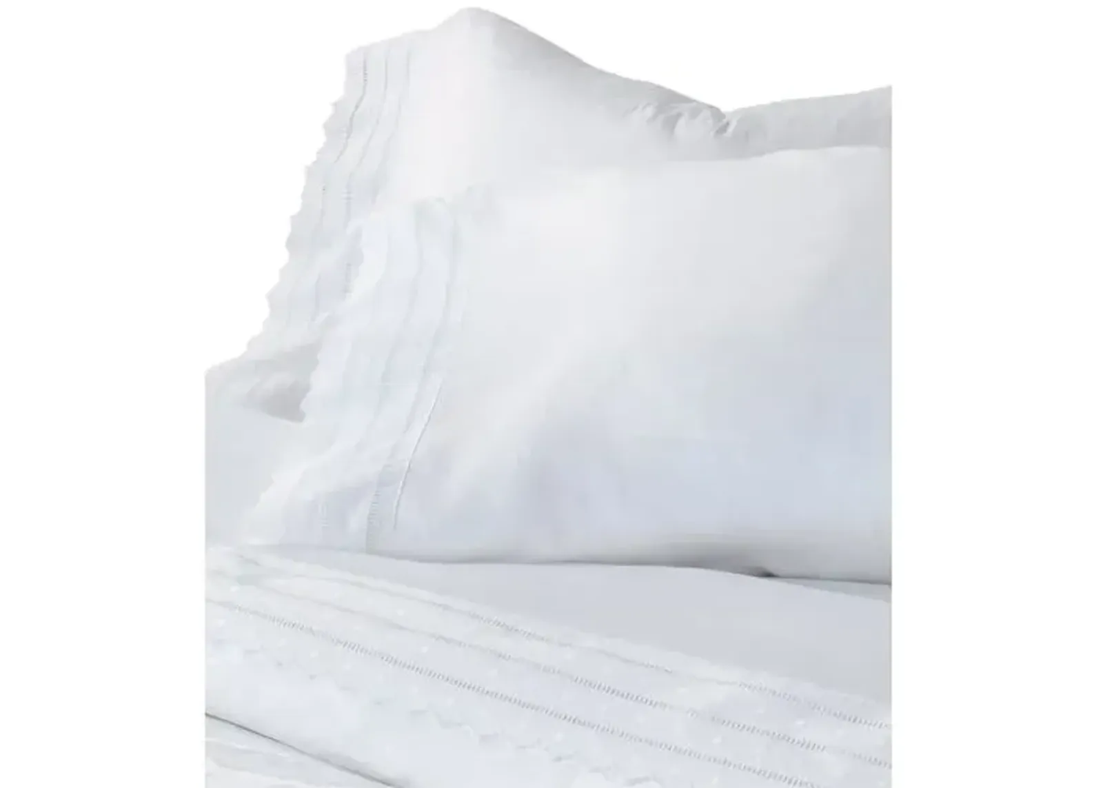 Harper Pillowcase - White