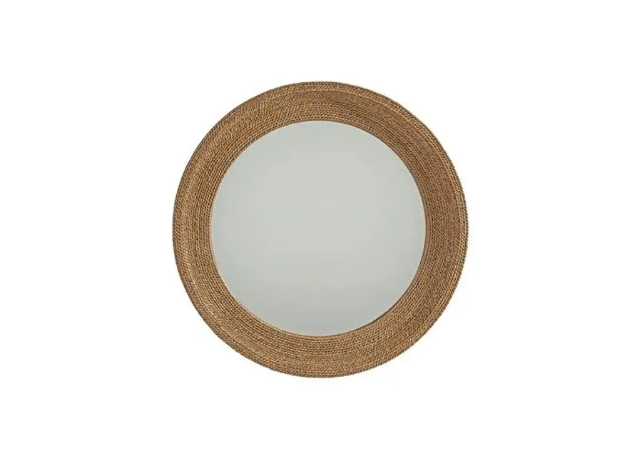 La Jolla Woven Round Wall Mirror - Rope - Barclay Butera