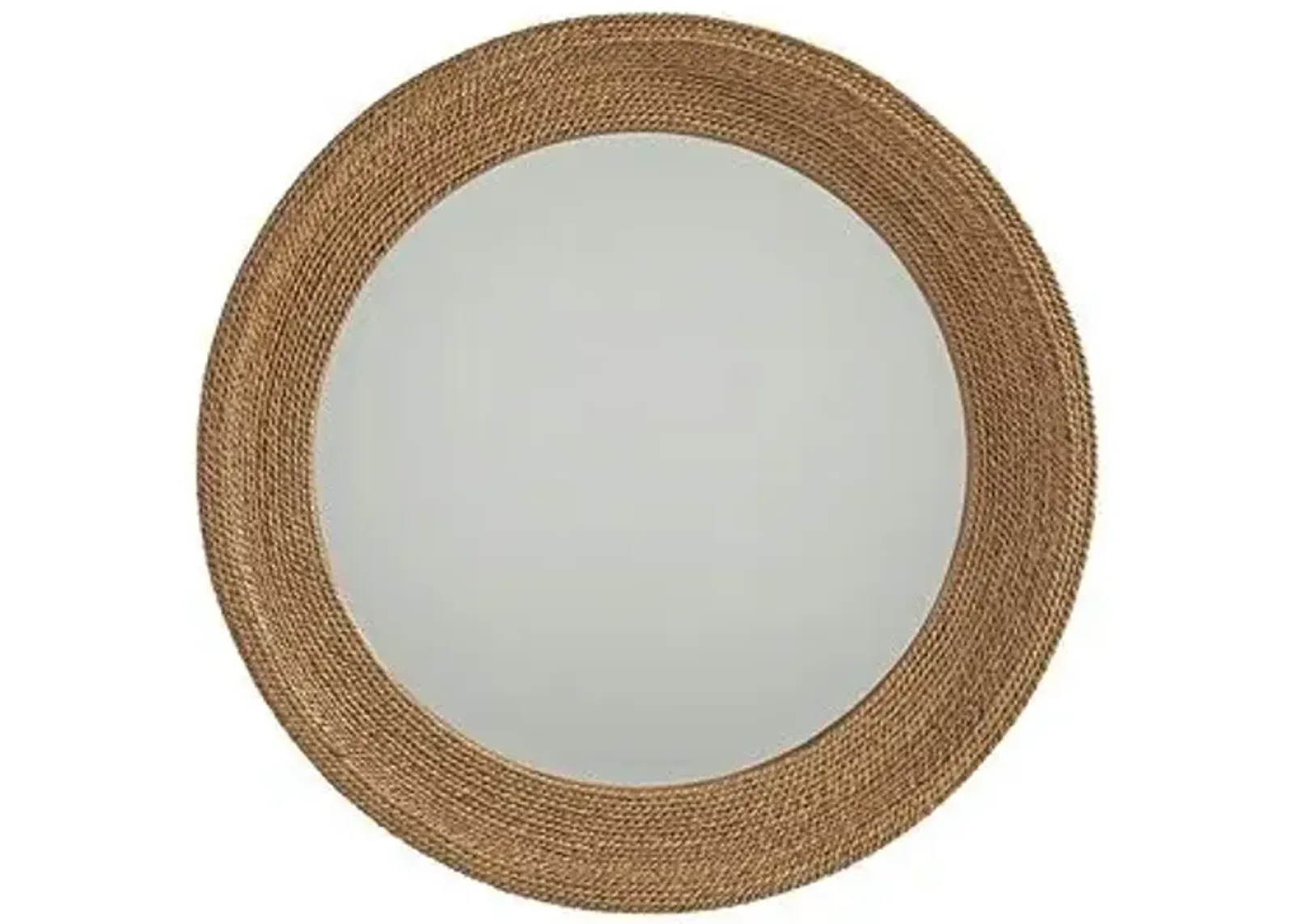 La Jolla Woven Round Wall Mirror - Rope - Barclay Butera