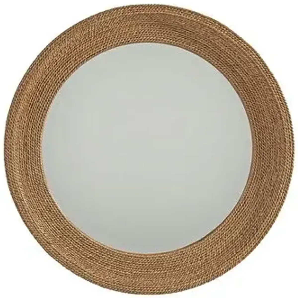 La Jolla Woven Round Wall Mirror - Rope - Barclay Butera