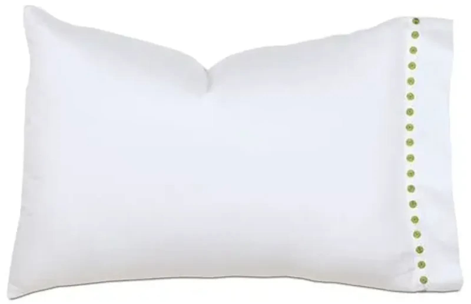 Tivoli Pillowcase - White/Lime