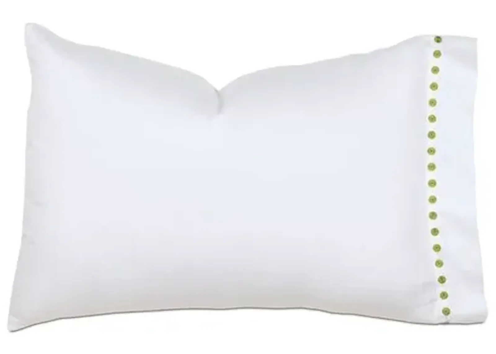 Tivoli Pillowcase - White/Lime