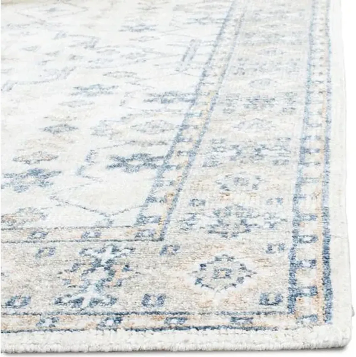 Wilcox Rug - Ivory/Blue - Blue