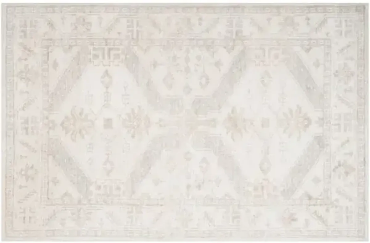 Wilcox Rug - Beige/Blue - Ivory - Ivory