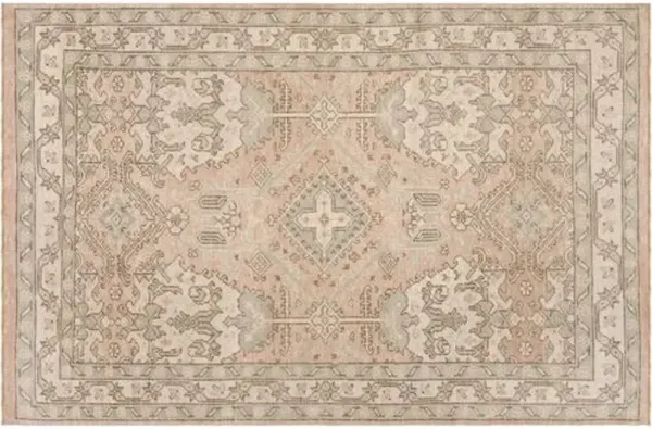 Cahill Rug - Peach/Ivory - Orange - Orange