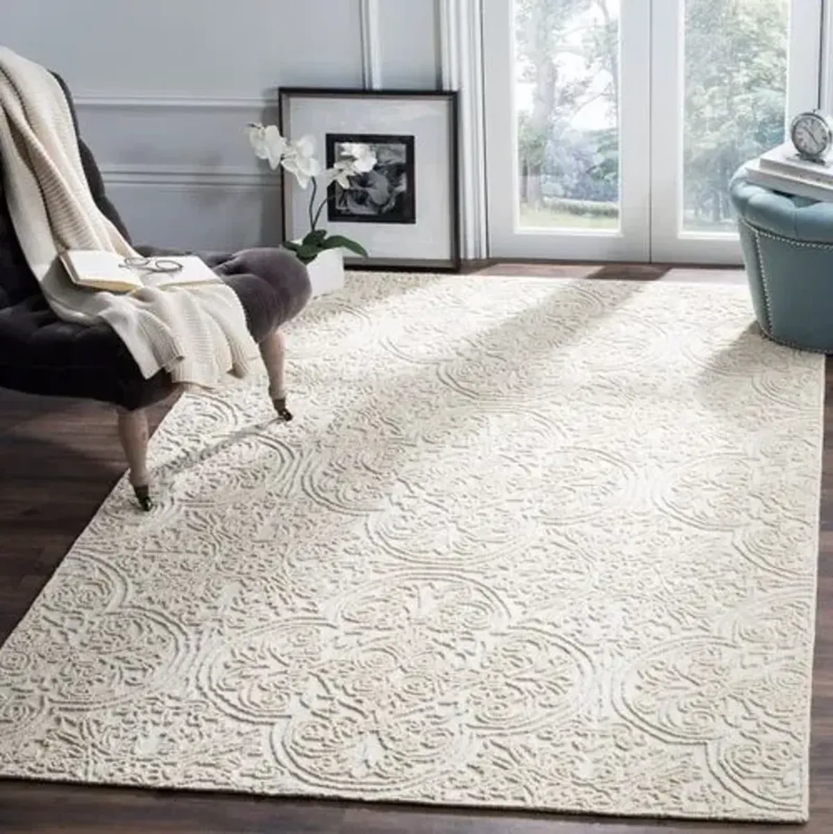 Warrington Rug - Ivory - Ivory