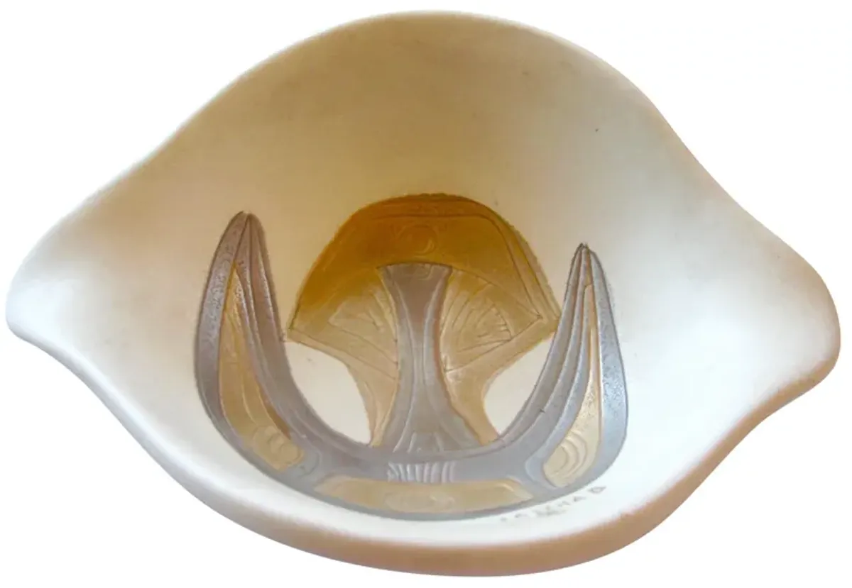 Sascha Brastoff Mid-Century Bowl - The Emporium Ltd. - White