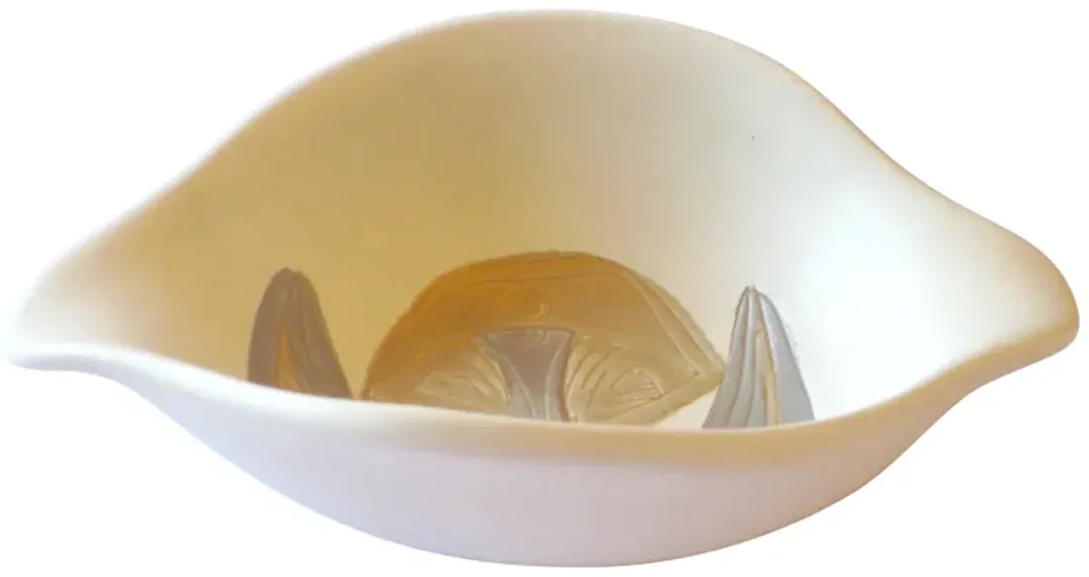 Sascha Brastoff Mid-Century Bowl - The Emporium Ltd. - White