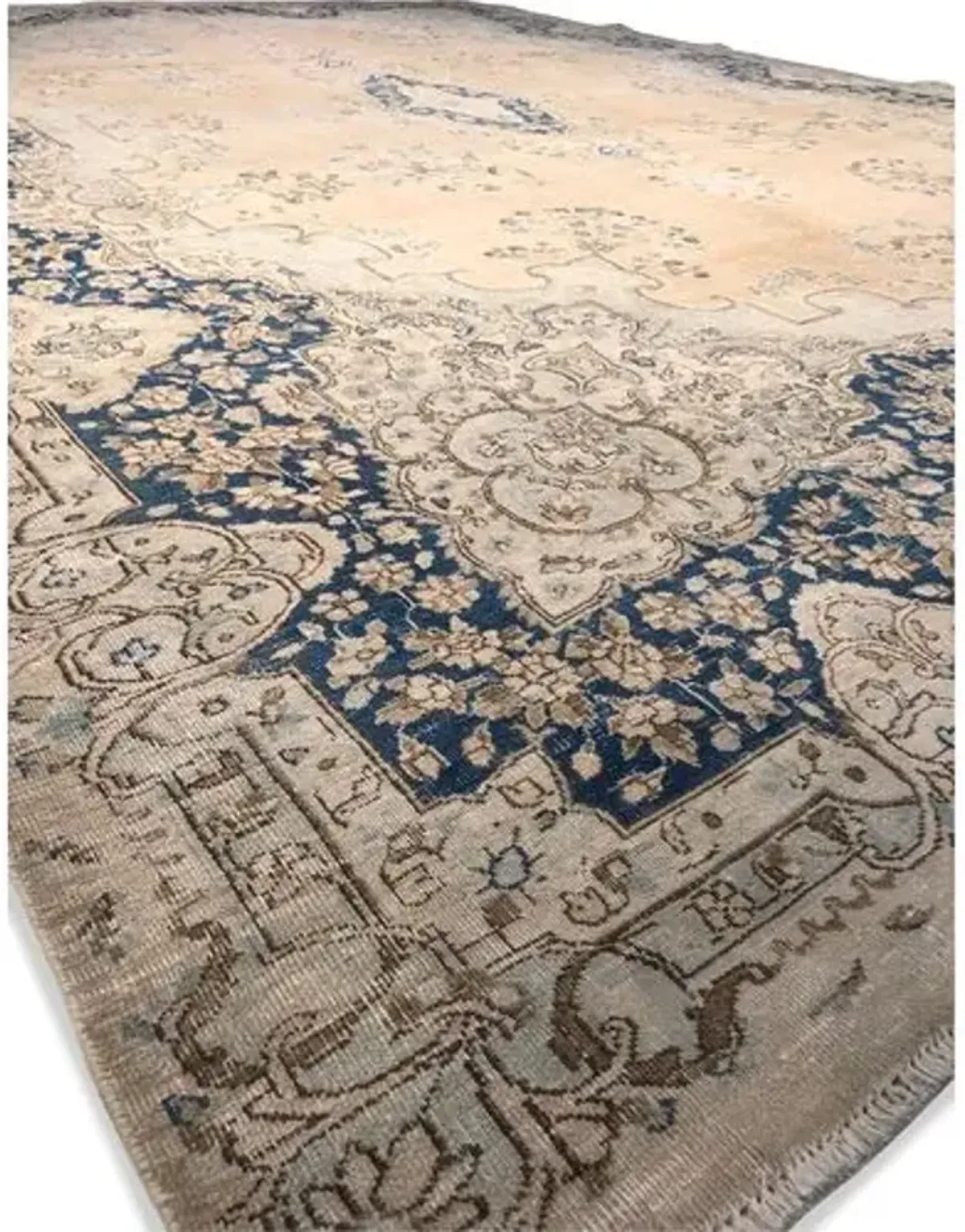 9'6"x12'6" Barclay Rug - Ivory/Blue - F.J. Kashanian - Ivory