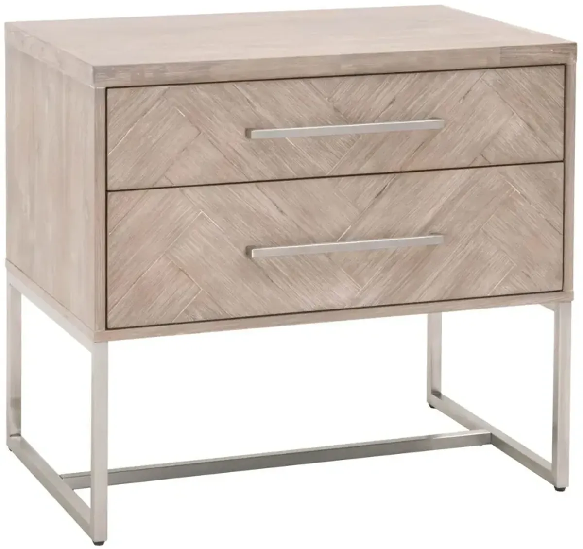Harlowe Nightstand, Natural Gray