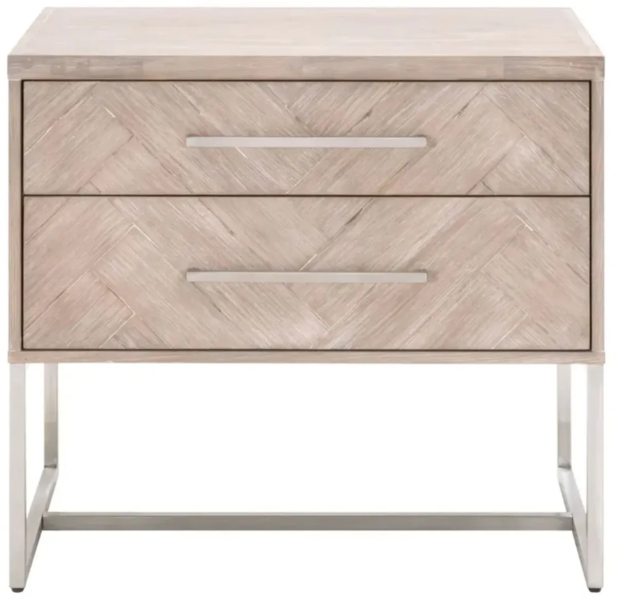 Harlowe Nightstand, Natural Gray