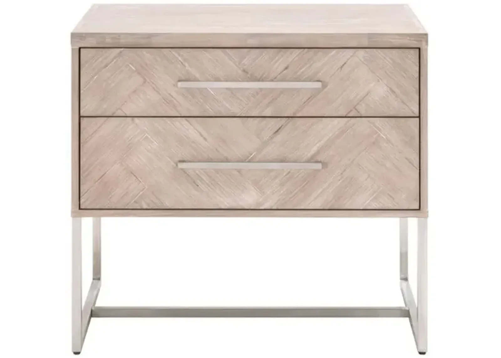 Harlowe Nightstand - Natural Gray