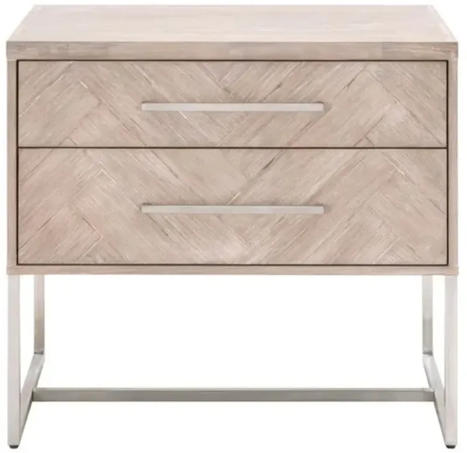 Harlowe Nightstand - Natural Gray