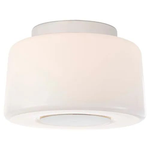 Visual Comfort - Acme Flush Mount - Polished Nickel - Silver