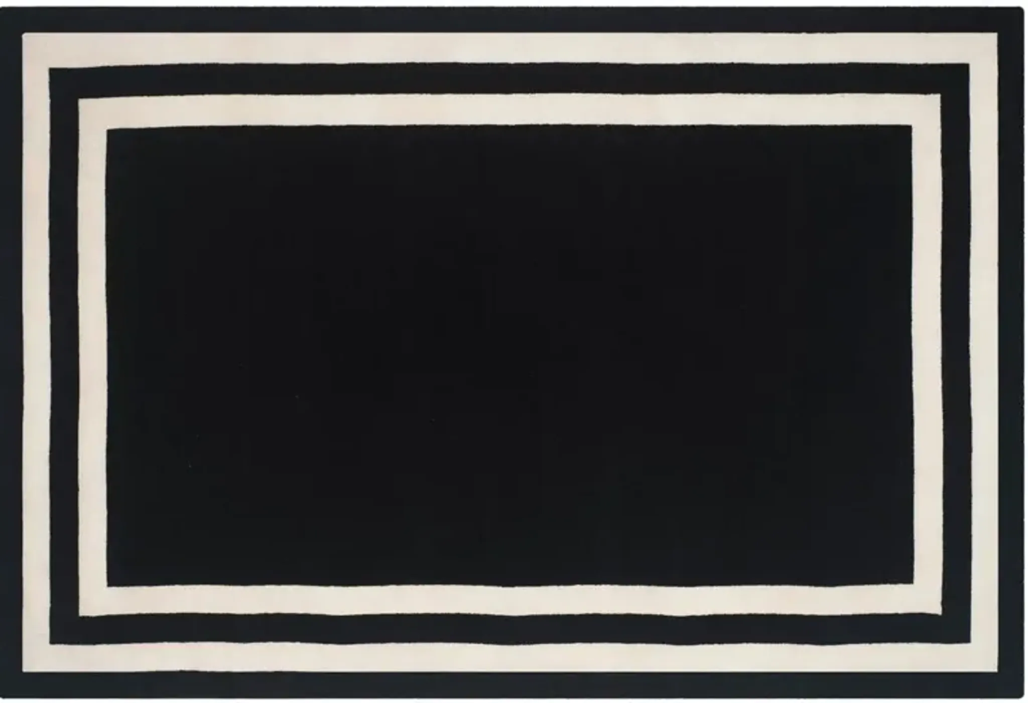 Fitzgerald Border Rug Ralph Lauren Home Black Black One Kings Lane ...