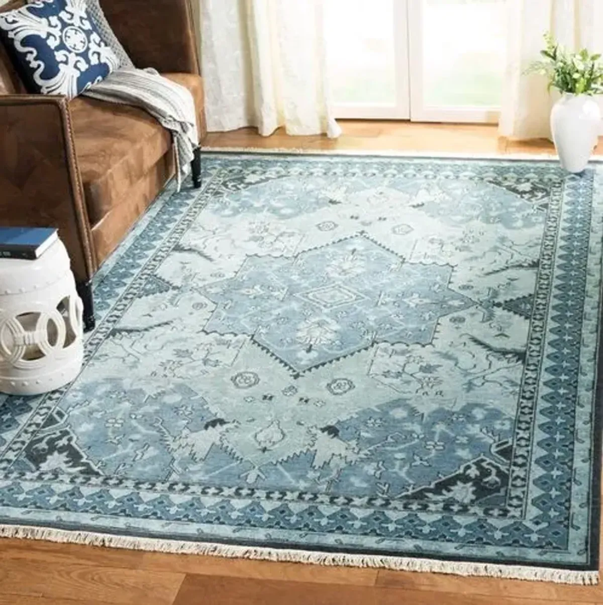 Reynolds Rug - Ralph Lauren Home - Blue - Blue