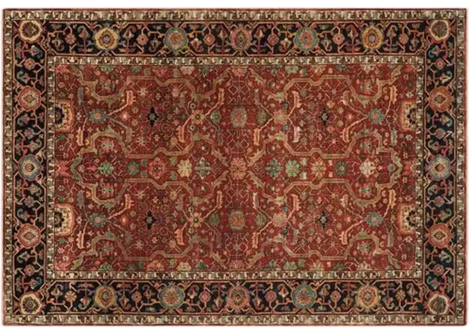 Richmond Rug - Ralph Lauren Home - Red - Red