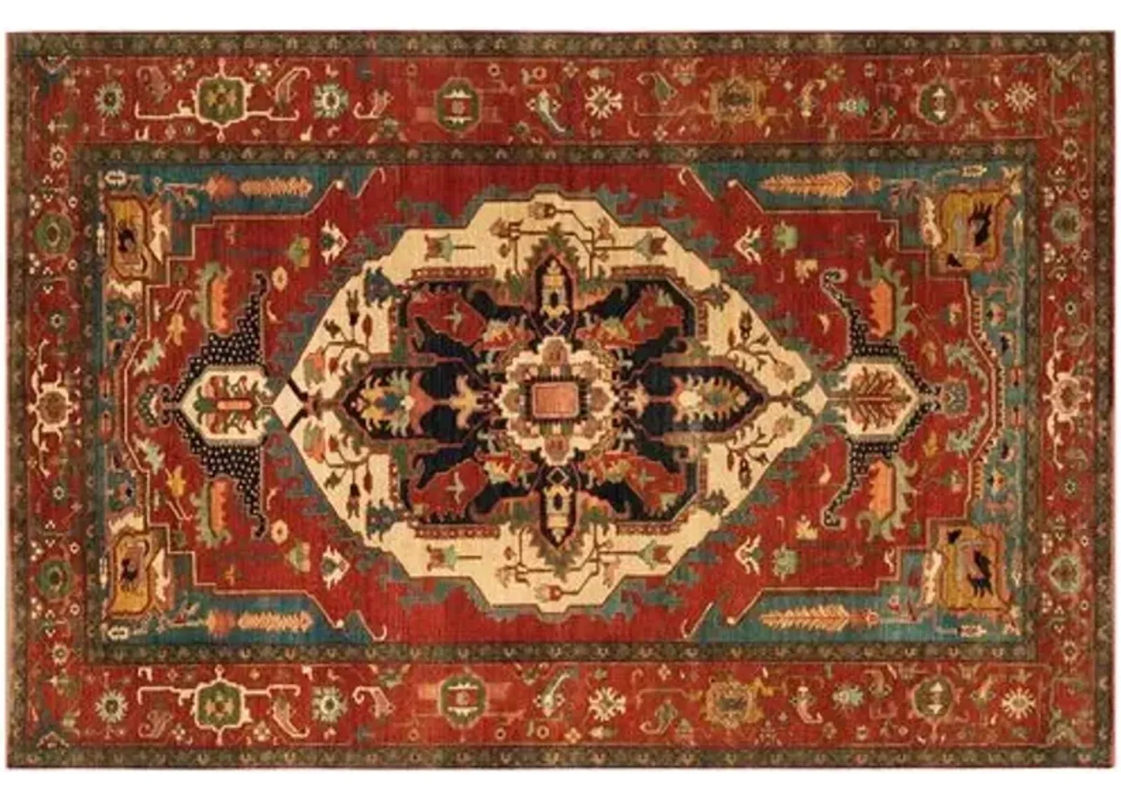 Gawsworth Rug - Ralph Lauren Home - Red - Red