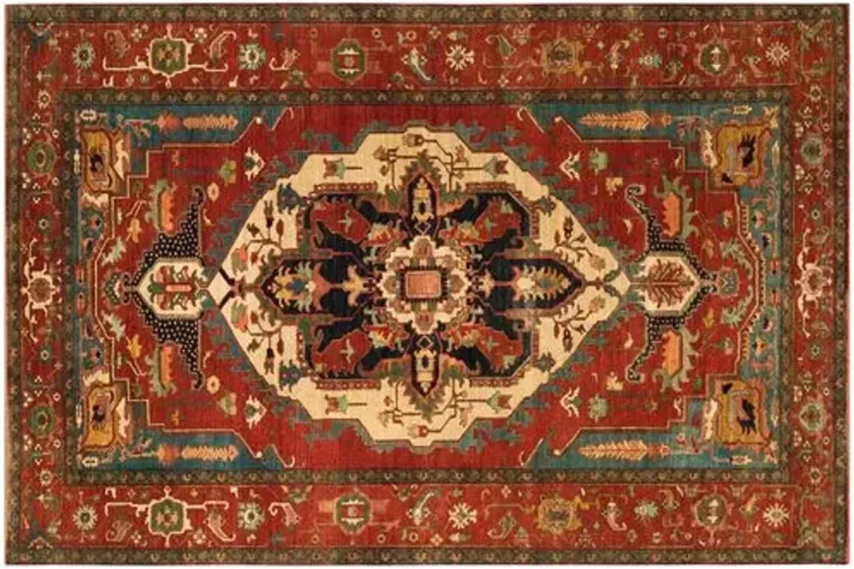 Gawsworth Rug - Ralph Lauren Home - Red - Red