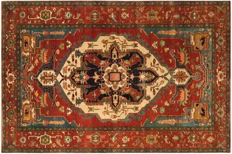 Gawsworth Rug - Ralph Lauren Home - Red - Red