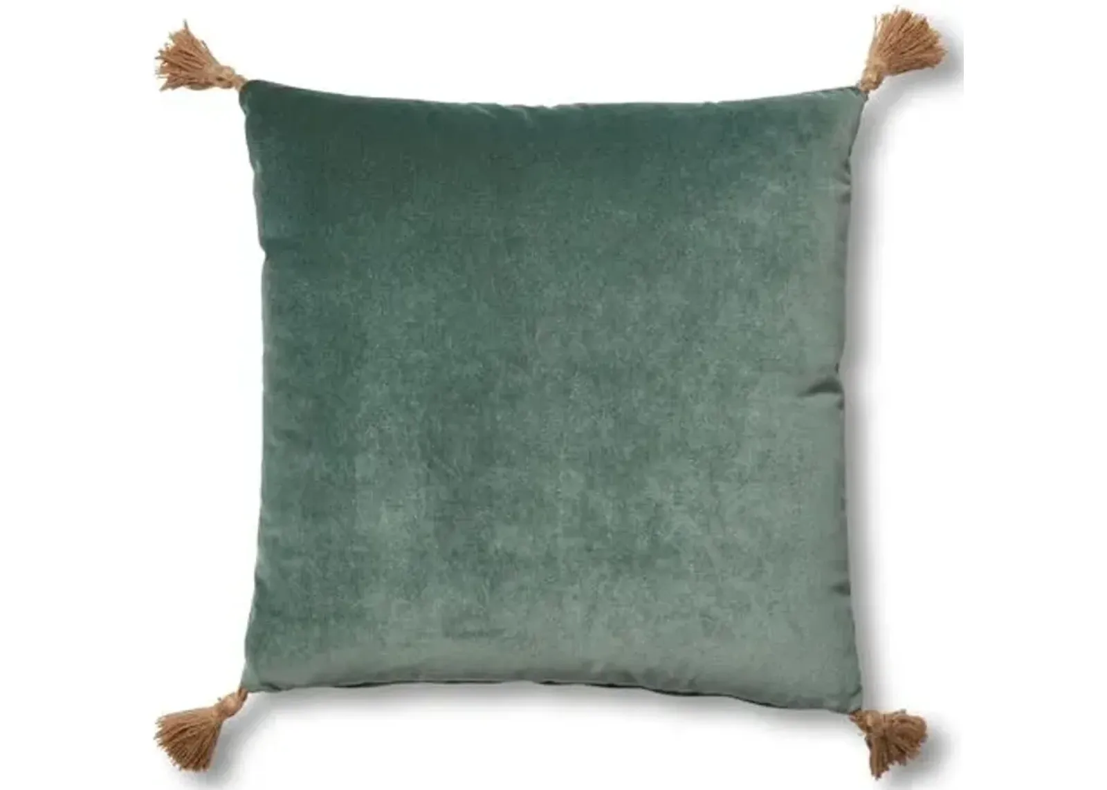 Lou 19x19 Pillow - Jade Velvet