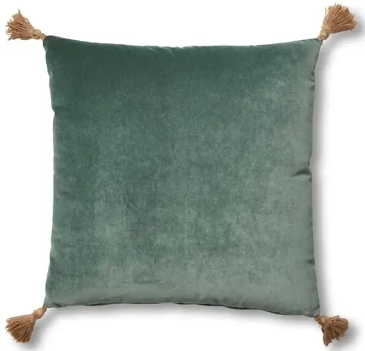 Lou 19x19 Pillow - Jade Velvet