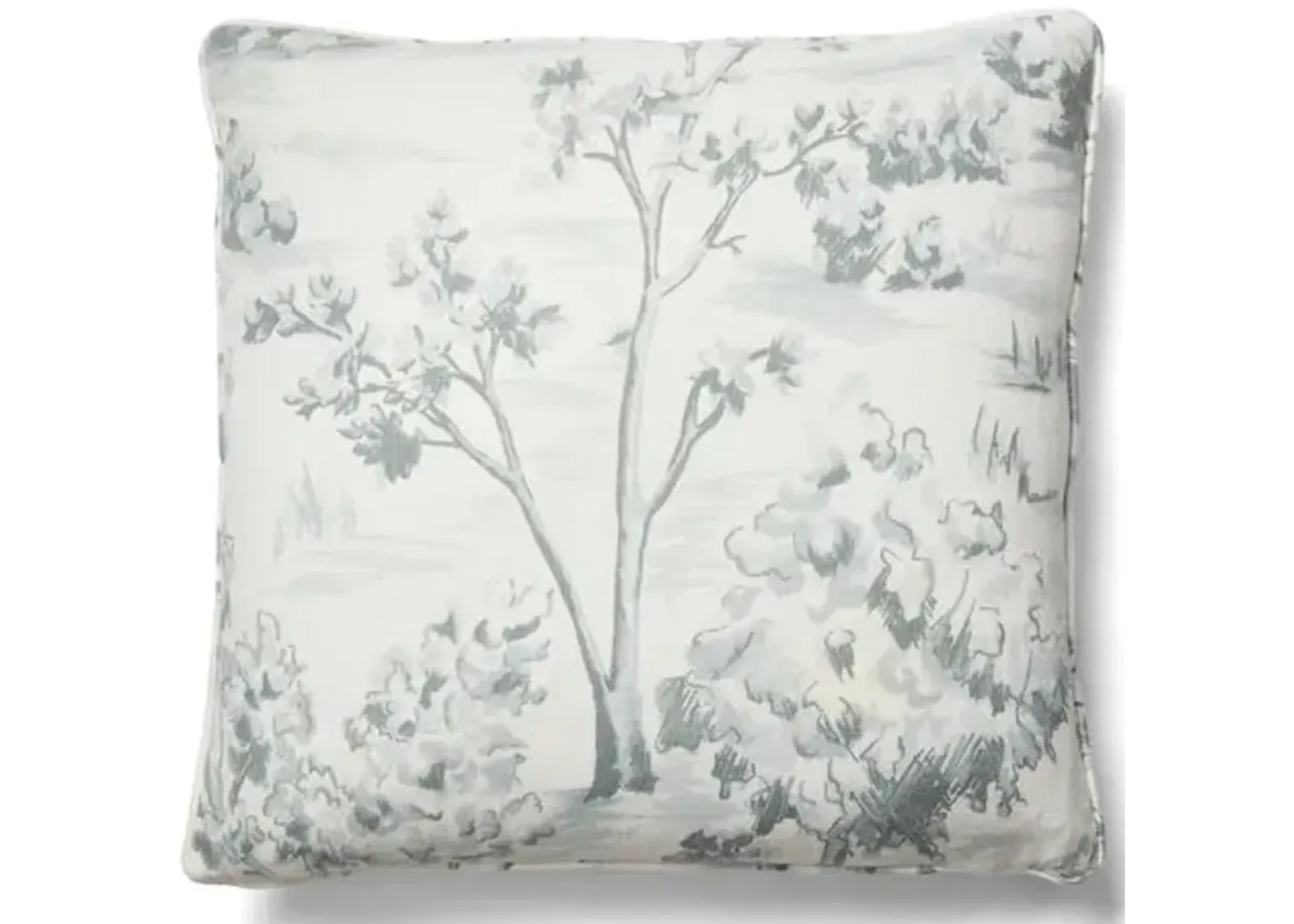 Lee 19x19 Pillow - Powder Blue Linen