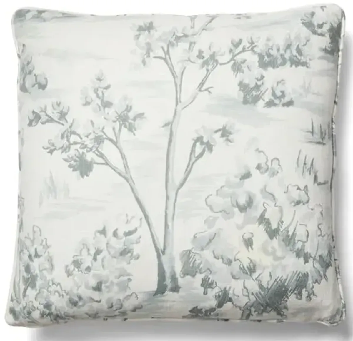 Lee 19x19 Pillow - Powder Blue Linen