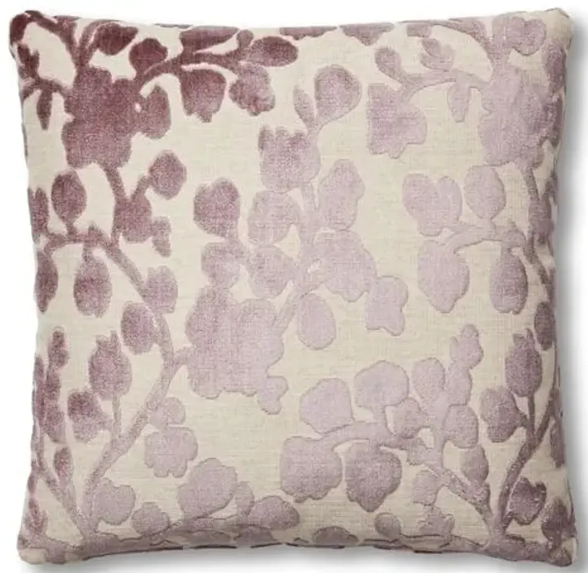 Olivia 19x19 Pillow - Amethyst Velvet