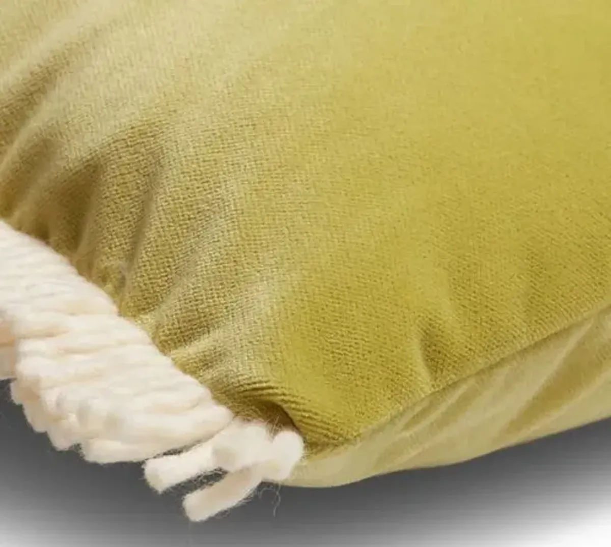 Kemper 12x23 Lumbar Pillow - Chartreuse Velvet