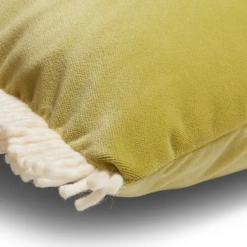 Kemper 12x23 Lumbar Pillow - Chartreuse Velvet