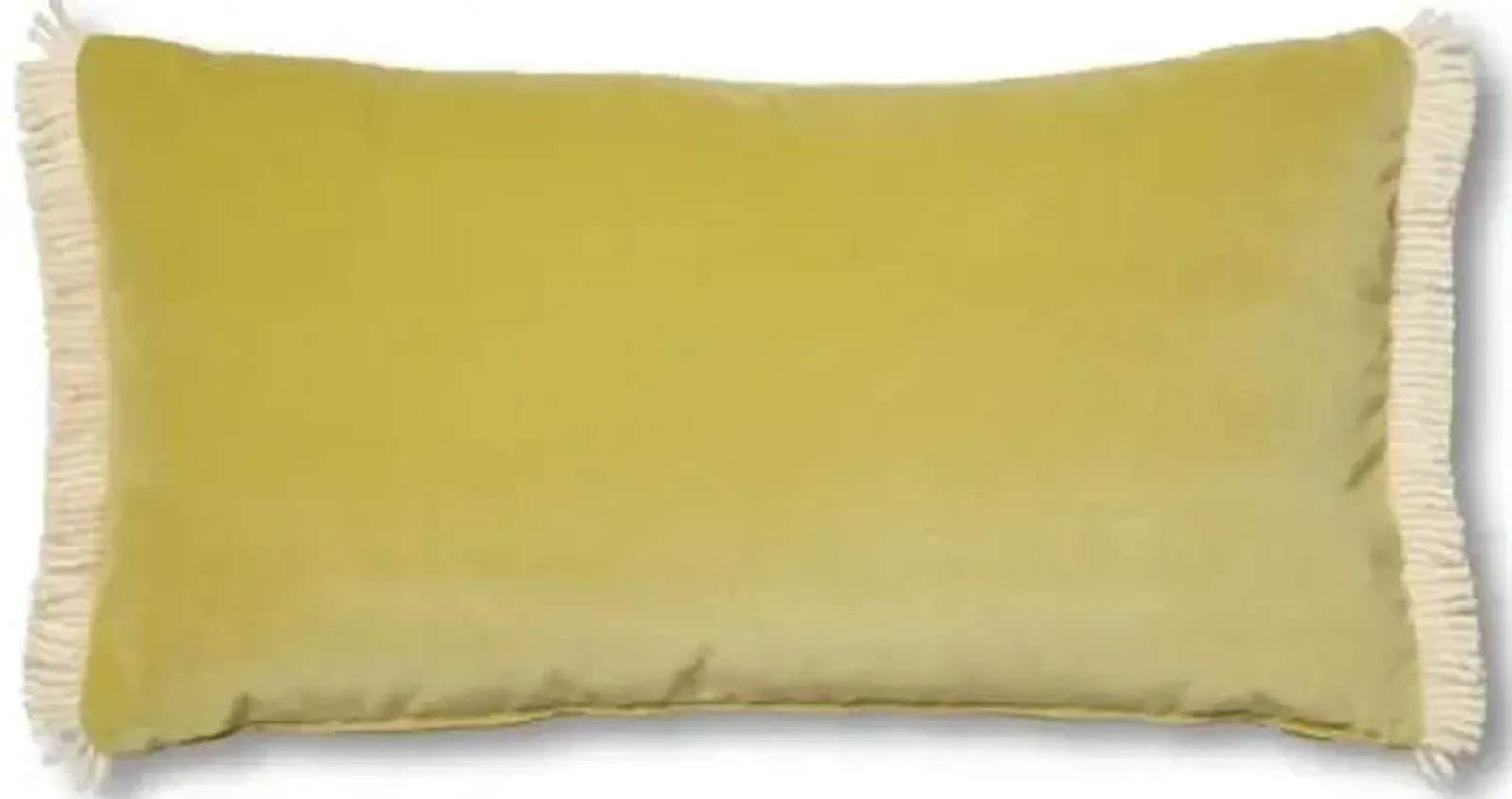 Kemper 12x23 Lumbar Pillow - Chartreuse Velvet