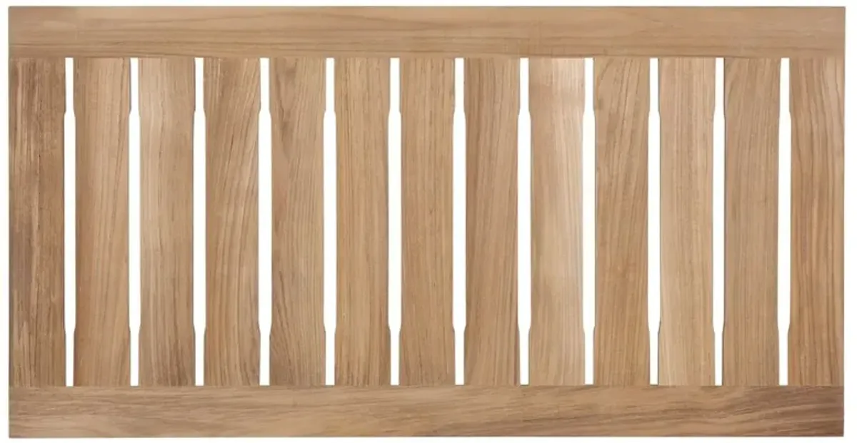 Edgewood Outdoor Teak Coffee Table, Natural
