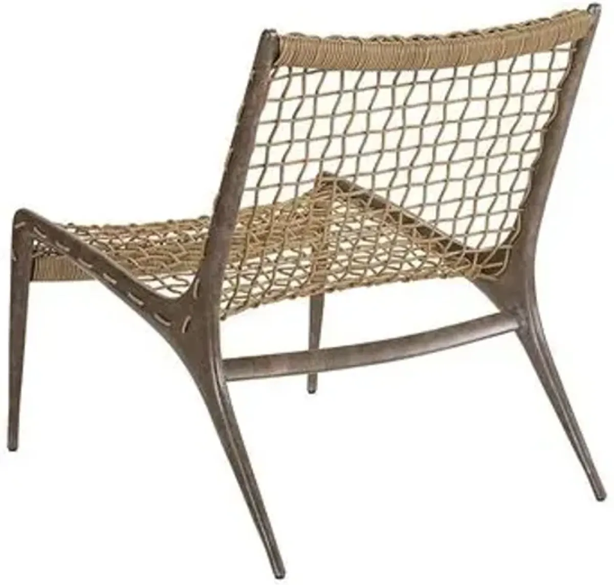 Hemingway Outdoor Accent Chair - Gray/Gold - Lane Venture, Comfortable, Durable